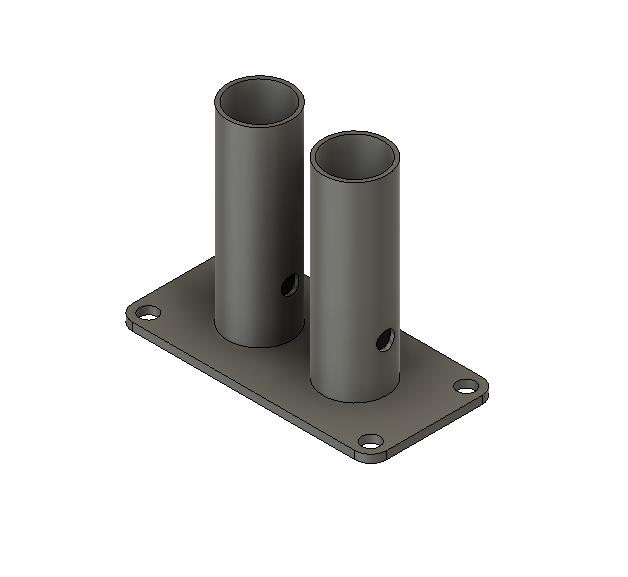 300400 Top Surface Mount Double Swing Gate