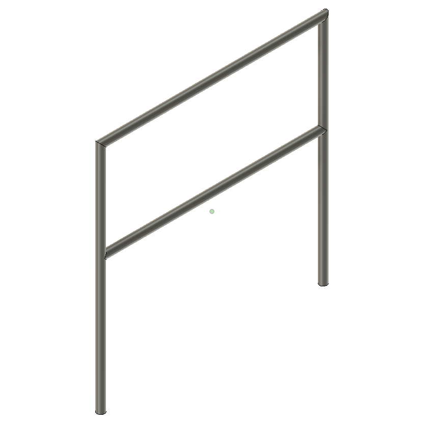 400100 - 4' Handrail